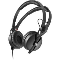 Sennheiser HD 25 On Ear koptelefoon DJ Kabel Zwart