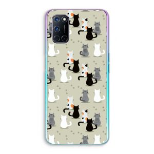 Katten: Oppo A72 Transparant Hoesje