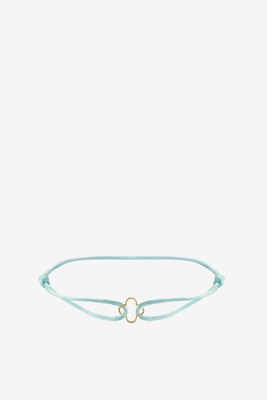 Just Franky armband Vintage Clover Satin geelgoud