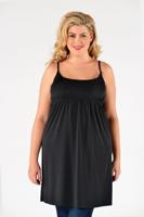 Yoek Onderjurk elastische taille | Zwart | Maat 58/60 Yoek Onderjurk elastische taille | Zwart | Maat 58/60