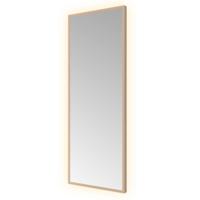 Hotbath &More Mirrors Square LED Badkamerspiegel - Rechthoek - 80 x 30 cm - Geborsteld Koper Pvd