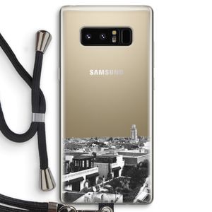Marrakech Skyline : Samsung Galaxy Note 8 Transparant Hoesje met koord