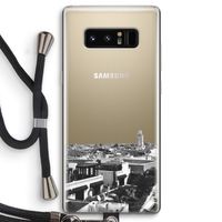 Marrakech Skyline : Samsung Galaxy Note 8 Transparant Hoesje met koord