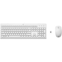 HP 230 WL Mouse+KB Combo WHT EURO Toetsenbord Wit