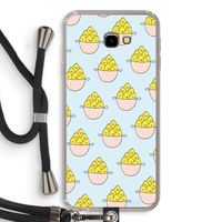 Citroenen: Samsung Galaxy J4 Plus Transparant Hoesje met koord