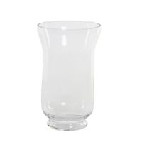 Trompet vaas glas transparant 14,5 x 24 cm   - - thumbnail