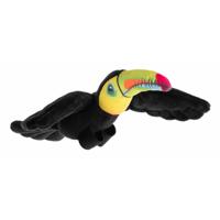 Wild Republic Toekan knuffel - 12 cm - Pluche - tropische vogel - dierenknuffel - vogels