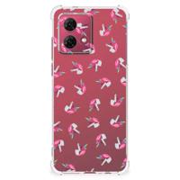 Doorzichtige Silicone Hoesje voor Motorola Moto G84 Unicorns