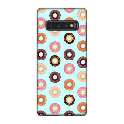 Donuts: Samsung Galaxy S10 4G Volledig Geprint Hoesje