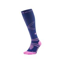 Stox Running Socks donkerblauw/roze dames