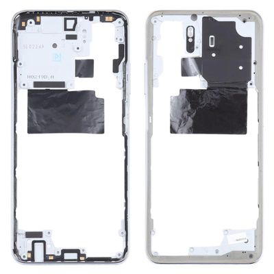 Middle Frame Bezel Plate for Xiaomi Redmi Note 10 M2101K7AI M2101K7AG(White)