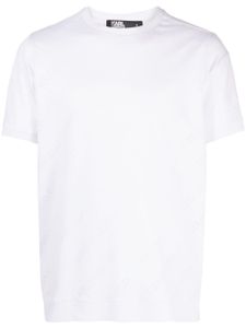 Karl Lagerfeld t-shirt en coton à logo imprimé - Blanc