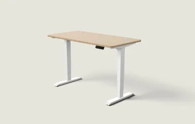 Desktronic HomePro bureau Wit / Bamboe / 140x70 cm