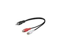 PureLink LP-AA100 audio kabel 0,1 m RCA 2 x RCA Zwart - thumbnail