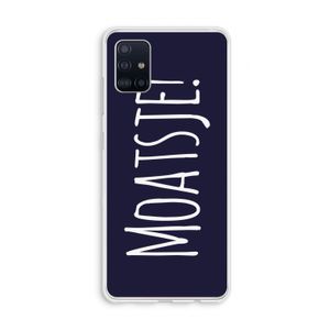 Moatsje!: Galaxy A51 4G Transparant Hoesje