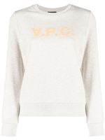 A.P.C. sweat à logo imprimé - Tons neutres