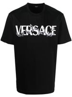 Versace t-shirt à imprimé Barocco Silhouette - Noir