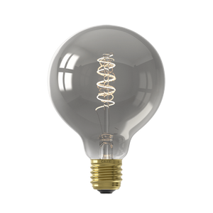 LED Flex Filament Globe lamp G95 220-240V 4W E27 Titanium - Calex