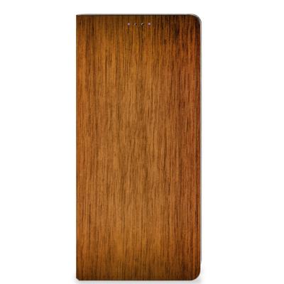 Samsung Galaxy A22 5G Book | Wallet Case | Donker Hout Samsung Galaxy A22 5G Book | Wallet Case | Donker Hout