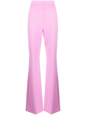 Sportmax pantalon évasé à pinces - Rose