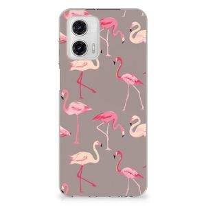 Motorola Moto G73 TPU Hoesje Flamingo