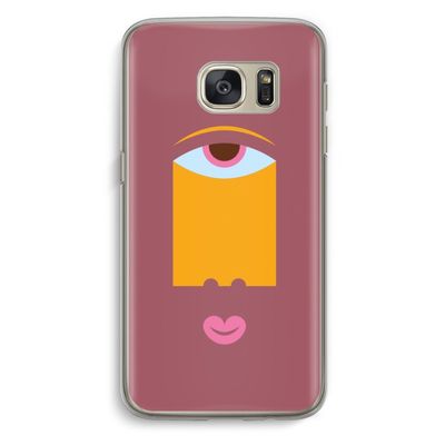 Mono V: Samsung Galaxy S7 Transparant Hoesje