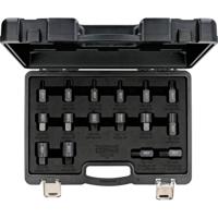 KS Tools 152.1105 Inschroefadapterset voor injectortrekker, 16-delig