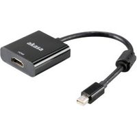 Akasa AK-CBDP09-20BK video kabel adapter 0,2 m Zwart - thumbnail