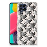 Samsung Galaxy M53 TPU Hoesje Salamander Grey - thumbnail