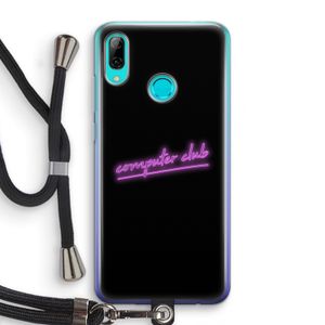 Vice Black: Huawei P Smart (2019) Transparant Hoesje met koord