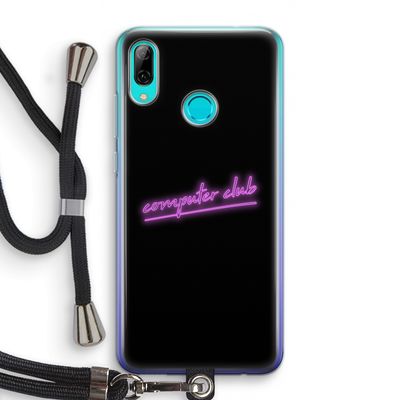 Vice Black: Huawei P Smart (2019) Transparant Hoesje met koord