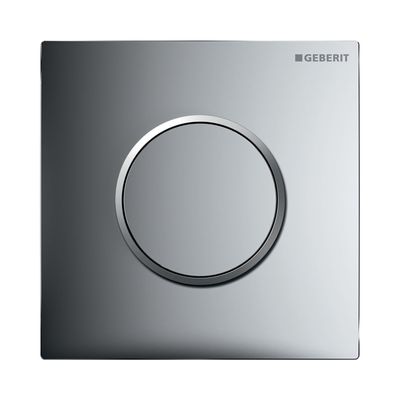 Urinoirstuursysteem Geberit Sigma 10 Pneumatische Bediening Chroom