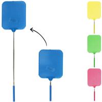 Vliegenmepper uitschuifbaar 66 cm 4 assorti | 15 stuks