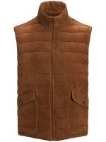 Polo Ralph Lauren gilet matelassé à logo appliqué - Marron