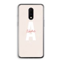 Strawberry Milkshake: OnePlus 7 Transparant Hoesje