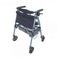 De Fold N Go rollator blauw De Fold N Go rollator blauw