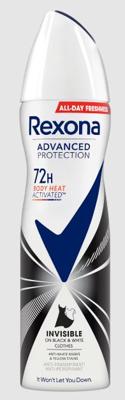 Rexona Deodorant spray invisible black & white