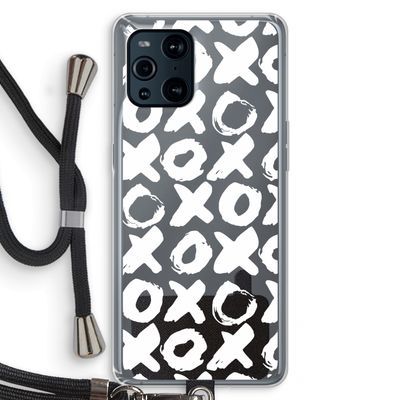 XOXO: Oppo Find X3 Pro Transparant Hoesje met koord