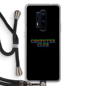 Retro: OnePlus 8 Pro Transparant Hoesje met koord