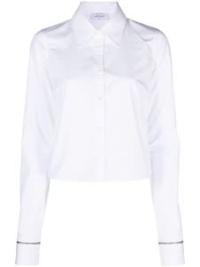 Off-White chemise boutonnée à col pointu - Blanc