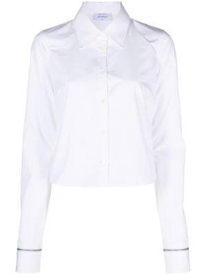 Off-White chemise boutonnée à col pointu - Blanc