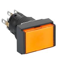 Schneider Electric XB6EDF8B2P Oranje Verlichte drukknop Ø 16, verzonken, druk-druk-ontgrendeling, 24 V, 2 OC Verlichte druktoets 5 stuk(s)