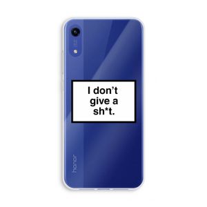 Don't give a shit: Honor Play 8A Transparant Hoesje