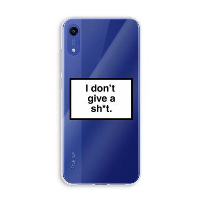Don't give a shit: Honor Play 8A Transparant Hoesje