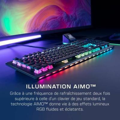 Bluetooth toetsenbord Roccat Vulcan II Max - Linear Zwart Frans QWERTY