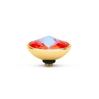 Melano Twisted Gradient Steentje Orange Glow Delite | Goud