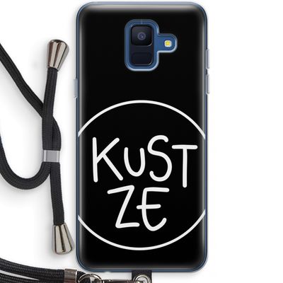 KUST ZE: Samsung Galaxy A6 (2018) Transparant Hoesje met koord
