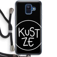 KUST ZE: Samsung Galaxy A6 (2018) Transparant Hoesje met koord