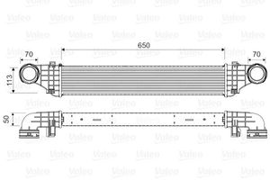 Intercooler, inlaatluchtkoeler 818337
