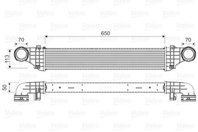 Intercooler, inlaatluchtkoeler 818337